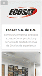 Mobile Screenshot of ecosat.com.mx
